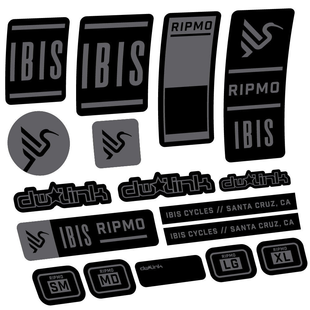 Autocollant Ibis Ripmo V2, Cadre, Vélo vinyle autocollant