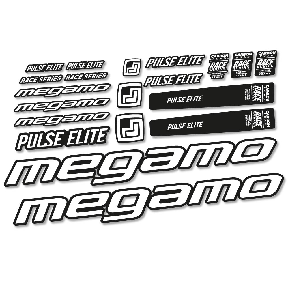 Autocollant Megamo Pulse Elite 2022, Cadre, Vélo vinyle sticker
