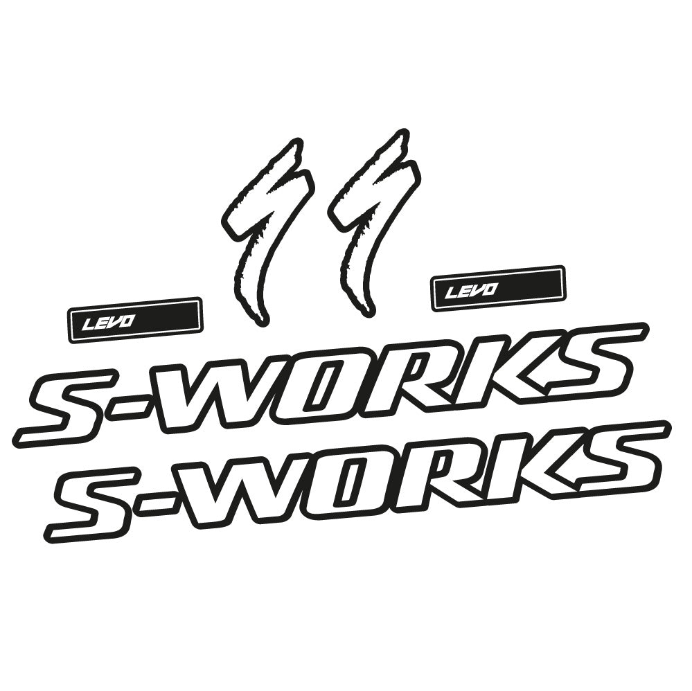Autocollant S-Works Turbo Levo Gen3 2022, Cadre, Vélo vinyle sticker