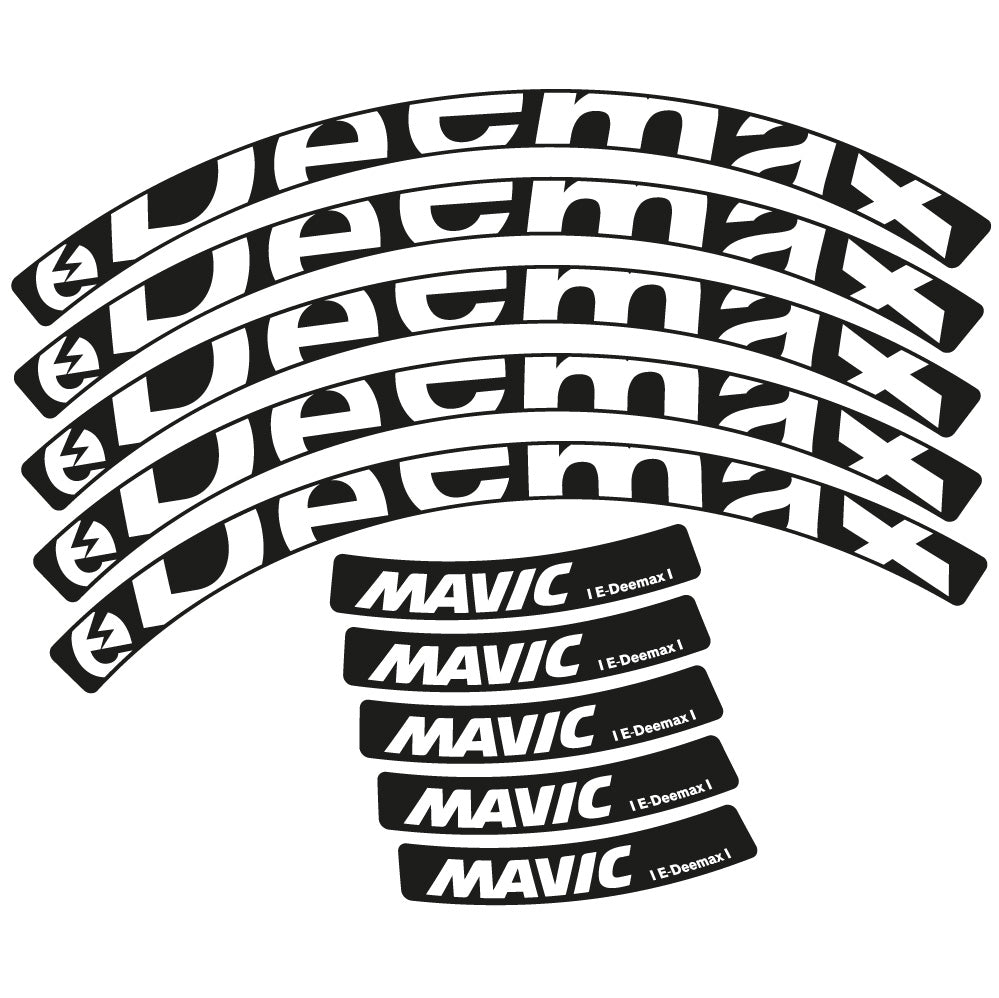 Autocollant Mavic E-deemax 2025, Roues VTT 29, Autocollant Vélo vinyle