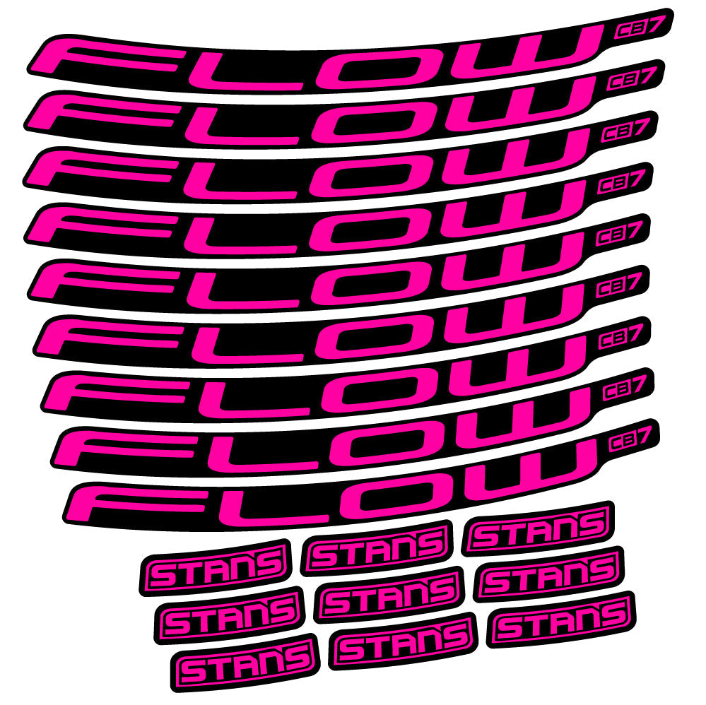Autocollant Stans Flow CB7 Ver.2, Roues VTT 29, Autocollant Vélo vinyle