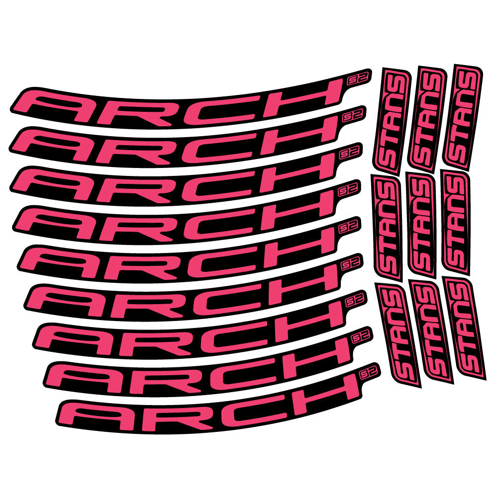 Autocollant Stans Arch S2 2021, Roues VTT 29, Autocollant Vélo vinyle