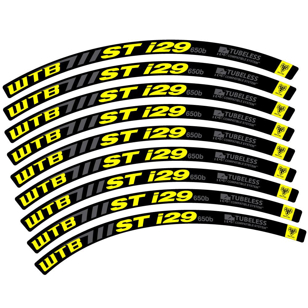 Autocollant WTB ST i29, Roues VTT 27.5, Autocollant Vélo vinyle