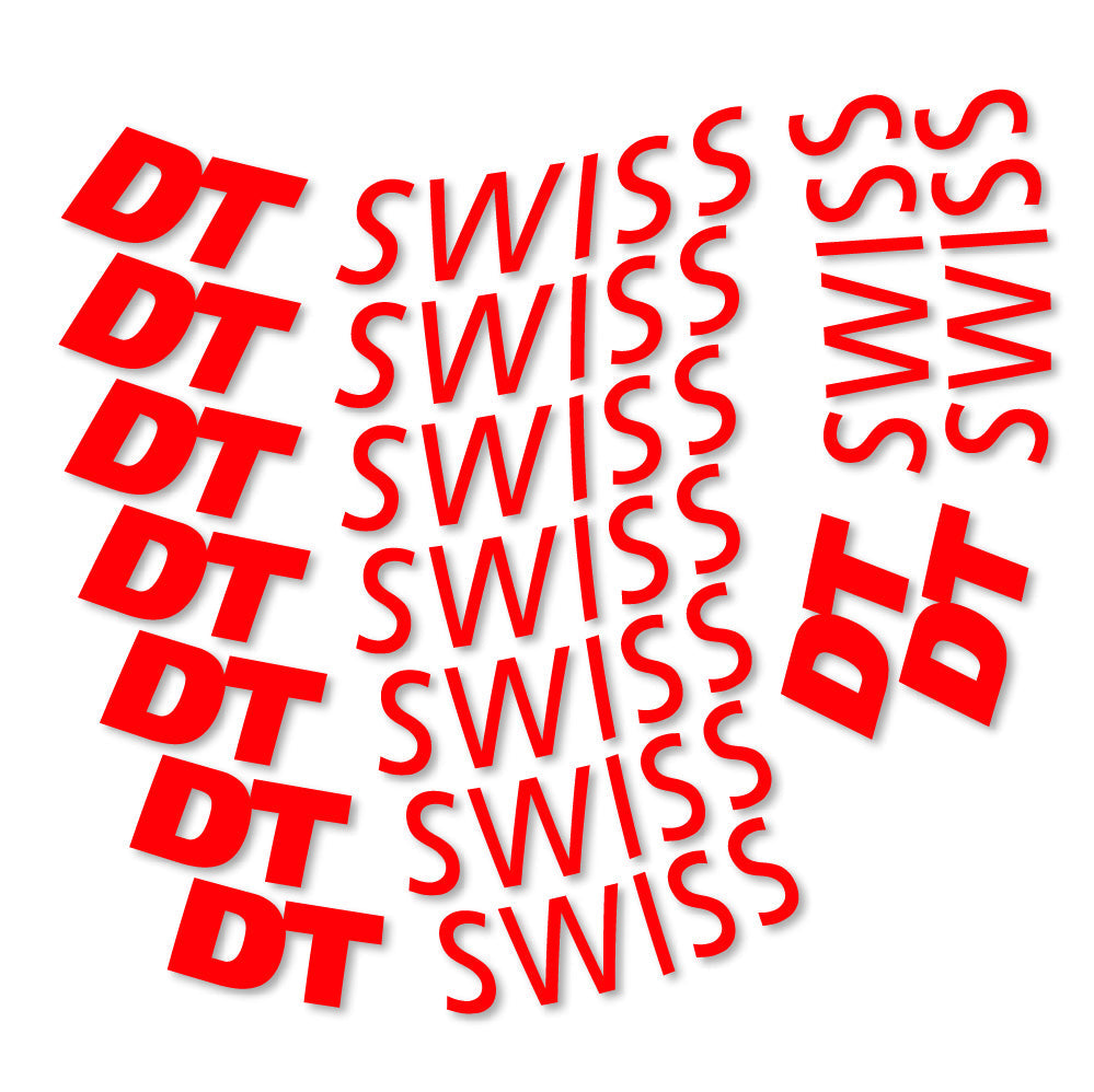 Autocollant DT Swiss, Roues Route 50mm, Autocollant Vélo vinyle