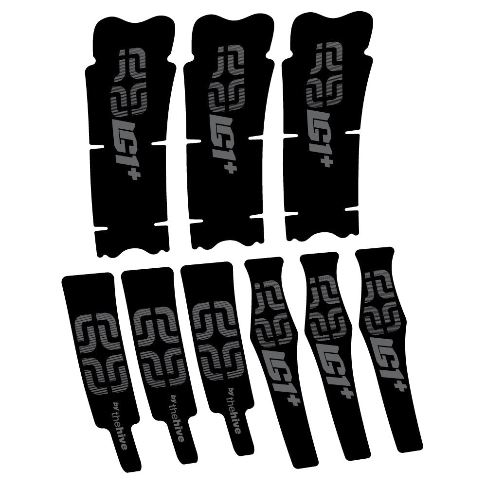 Autocollant E-thirteen LG1 Plus Carbon, Pédalier, Vélo vinyle autocollant