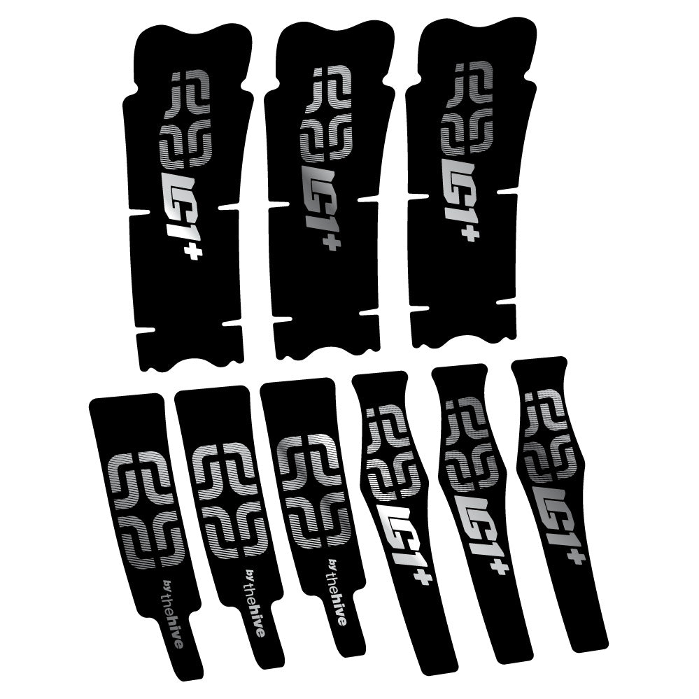 Autocollant E-thirteen LG1 Plus Carbon, Pédalier, Vélo vinyle autocollant