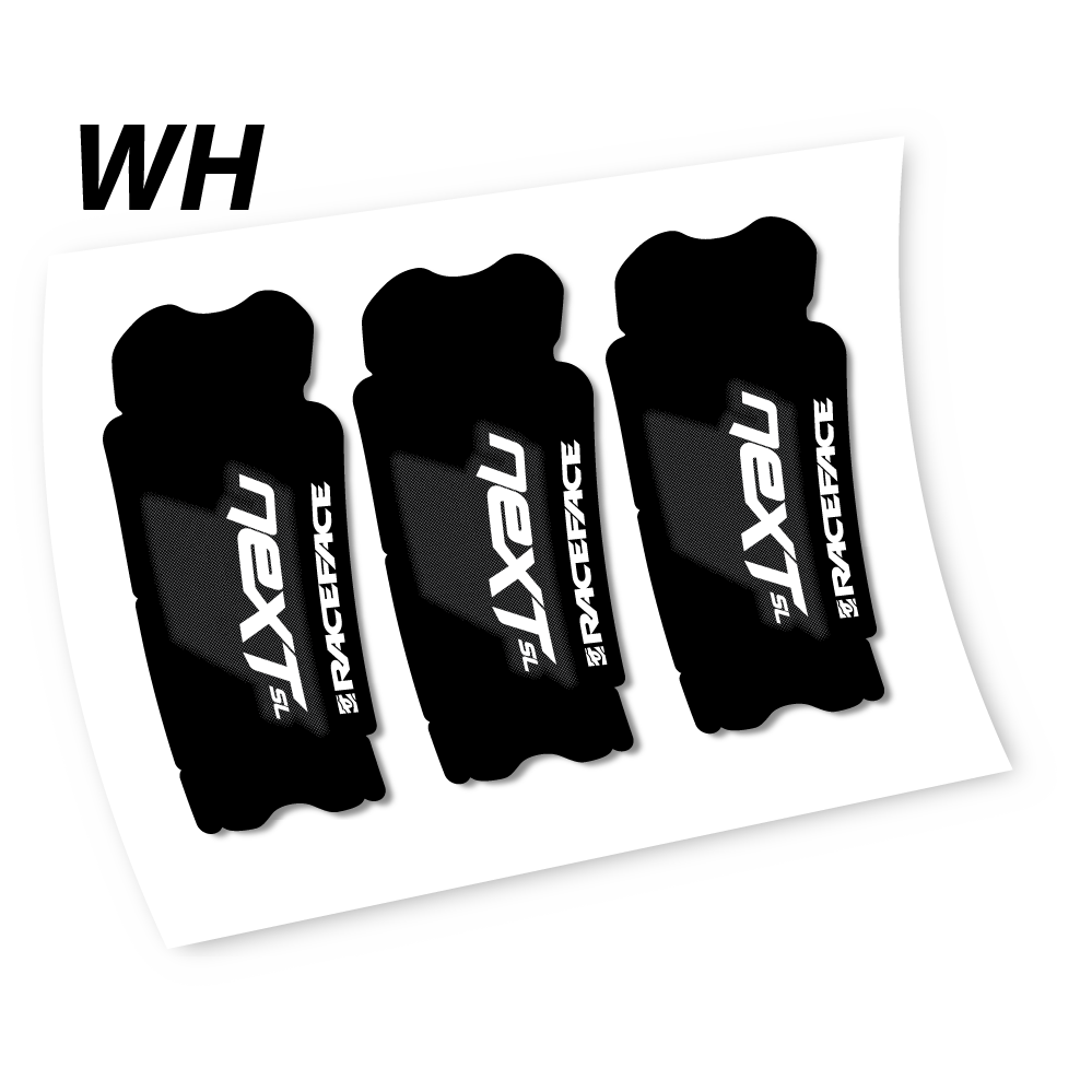 Autocollants, RaceFace Next SL G4 2017, pédalier, autocollant Vélo vinyle