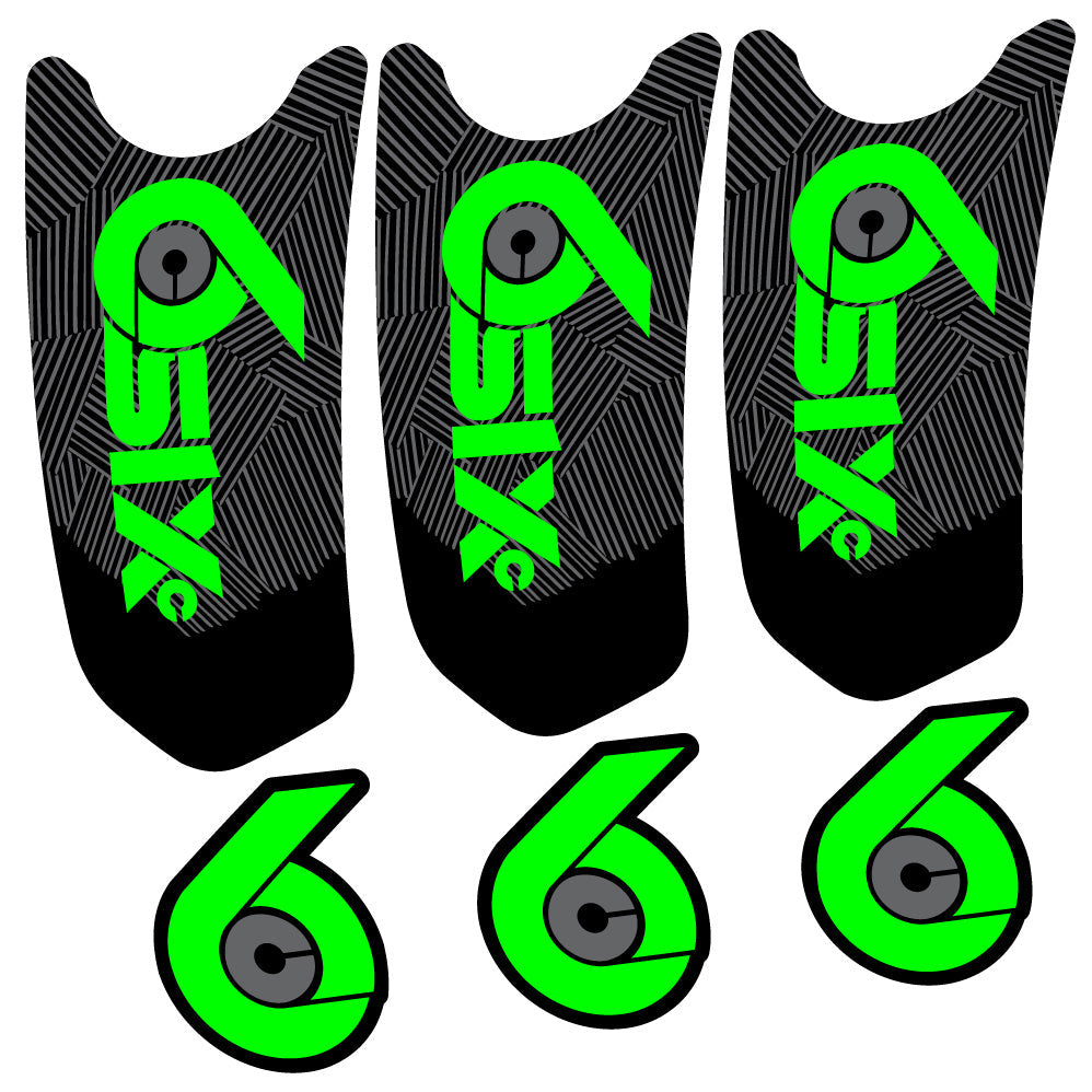 Autocollant RaceFace SixC Cinch, Pédalier, Vélo vinyle autocollant