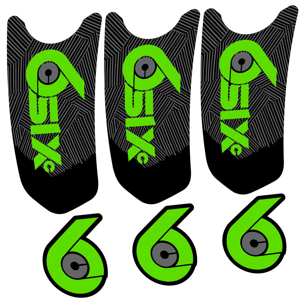 Autocollant RaceFace SixC Cinch, Pédalier, Vélo vinyle autocollant