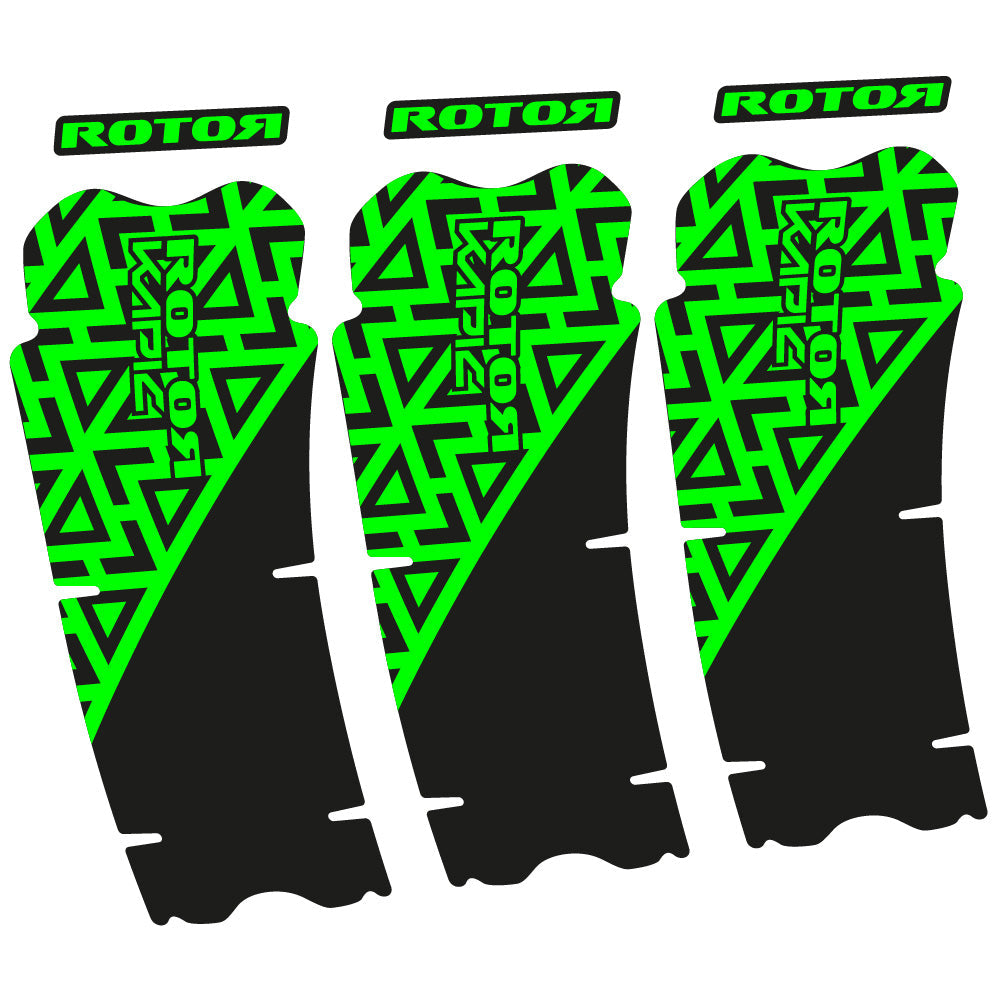 Autocollant Rotor Kapic, Pédalier, Vélo vinyle autocollant