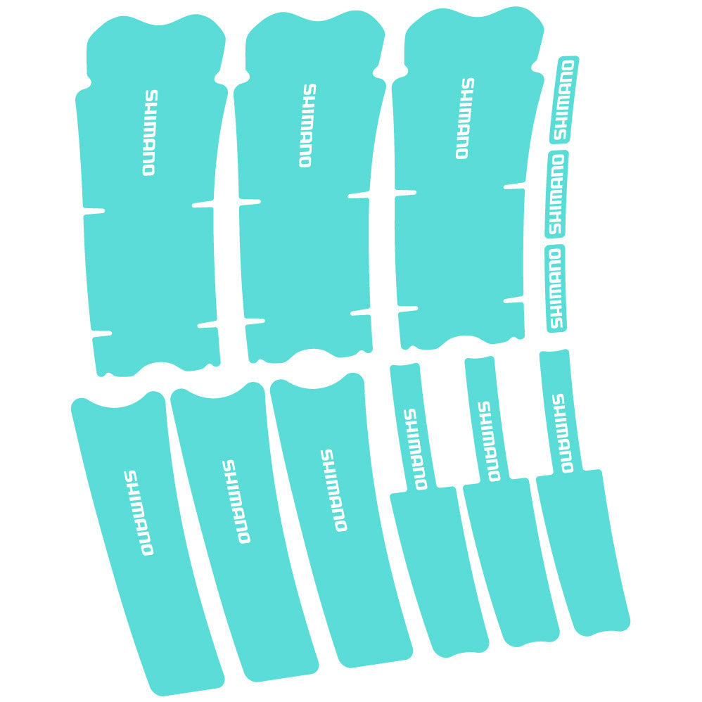 Autocollant Shimano Deore FC-MT510-1, Pédalier, Vélo vinyle sticker