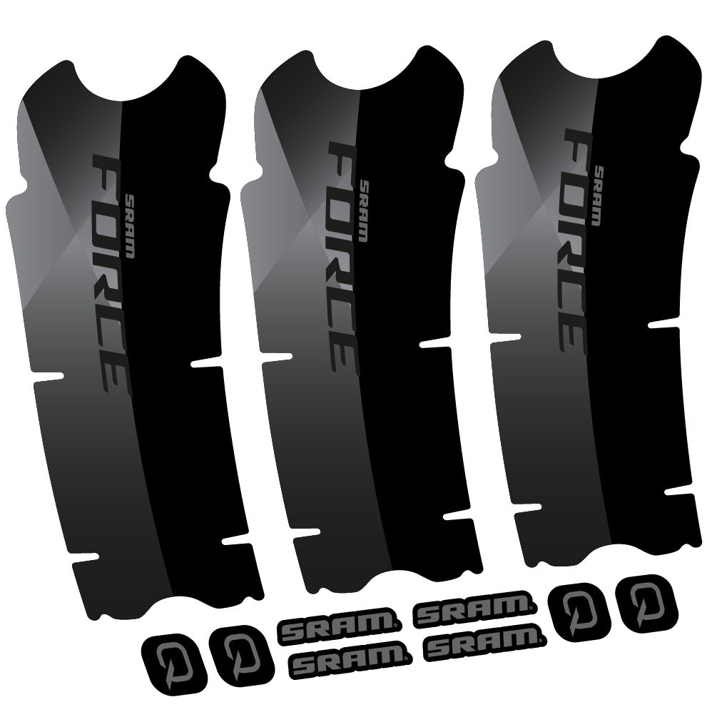 Autocollant Sram Force AXS, Pédalier, Vélo vinyle autocollant
