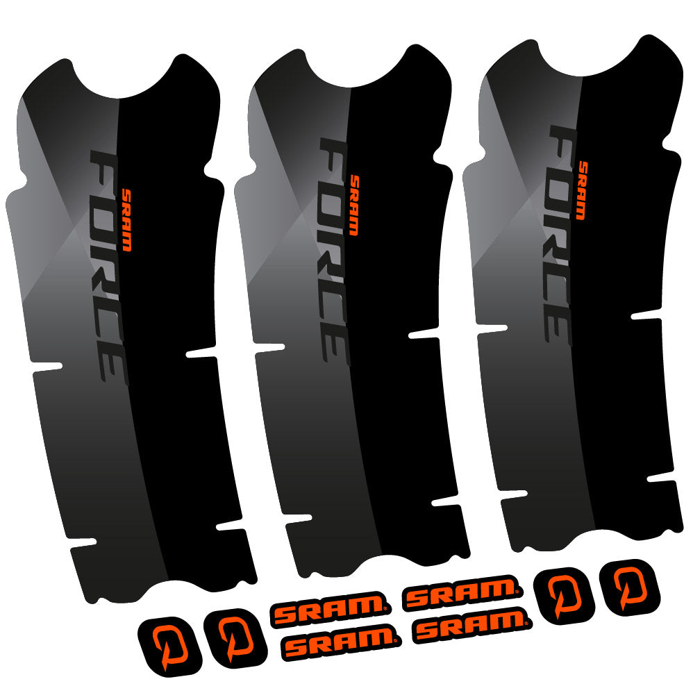 Autocollant Sram Force AXS, Pédalier, Vélo vinyle autocollant