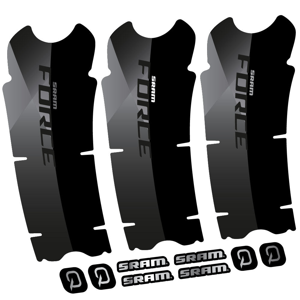 Autocollant Sram Force AXS, Pédalier, Vélo vinyle autocollant