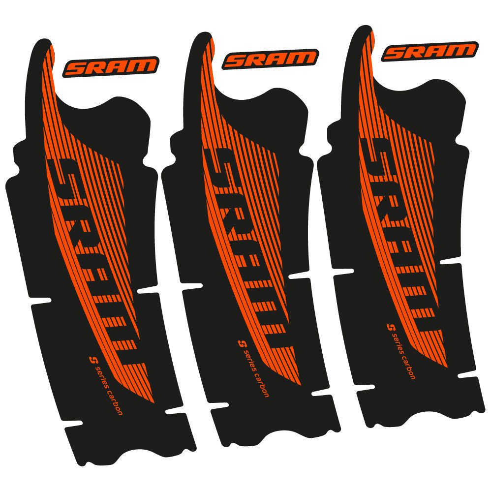 Autocollant Sram Red AXS, Pédalier, Vélo vinyle autocollant
