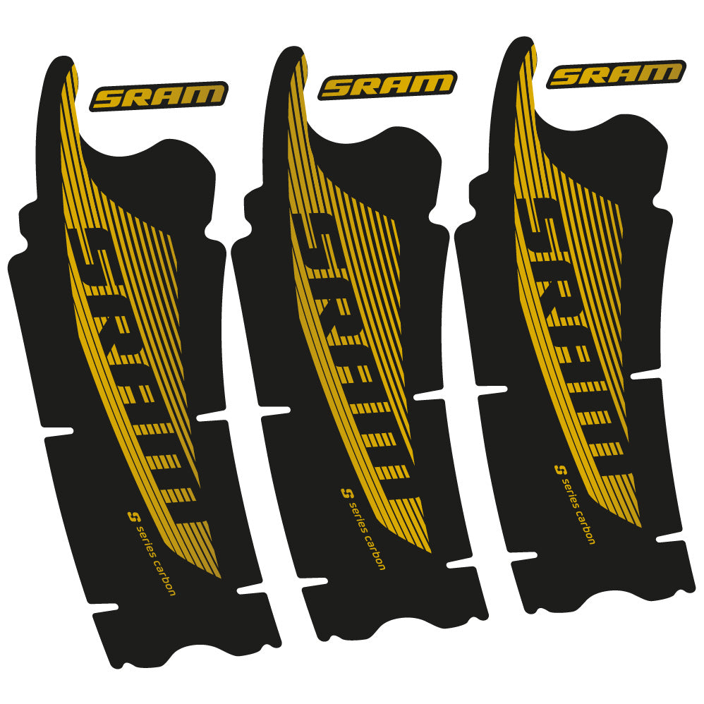 Autocollant Sram Red AXS, Pédalier, Vélo vinyle autocollant