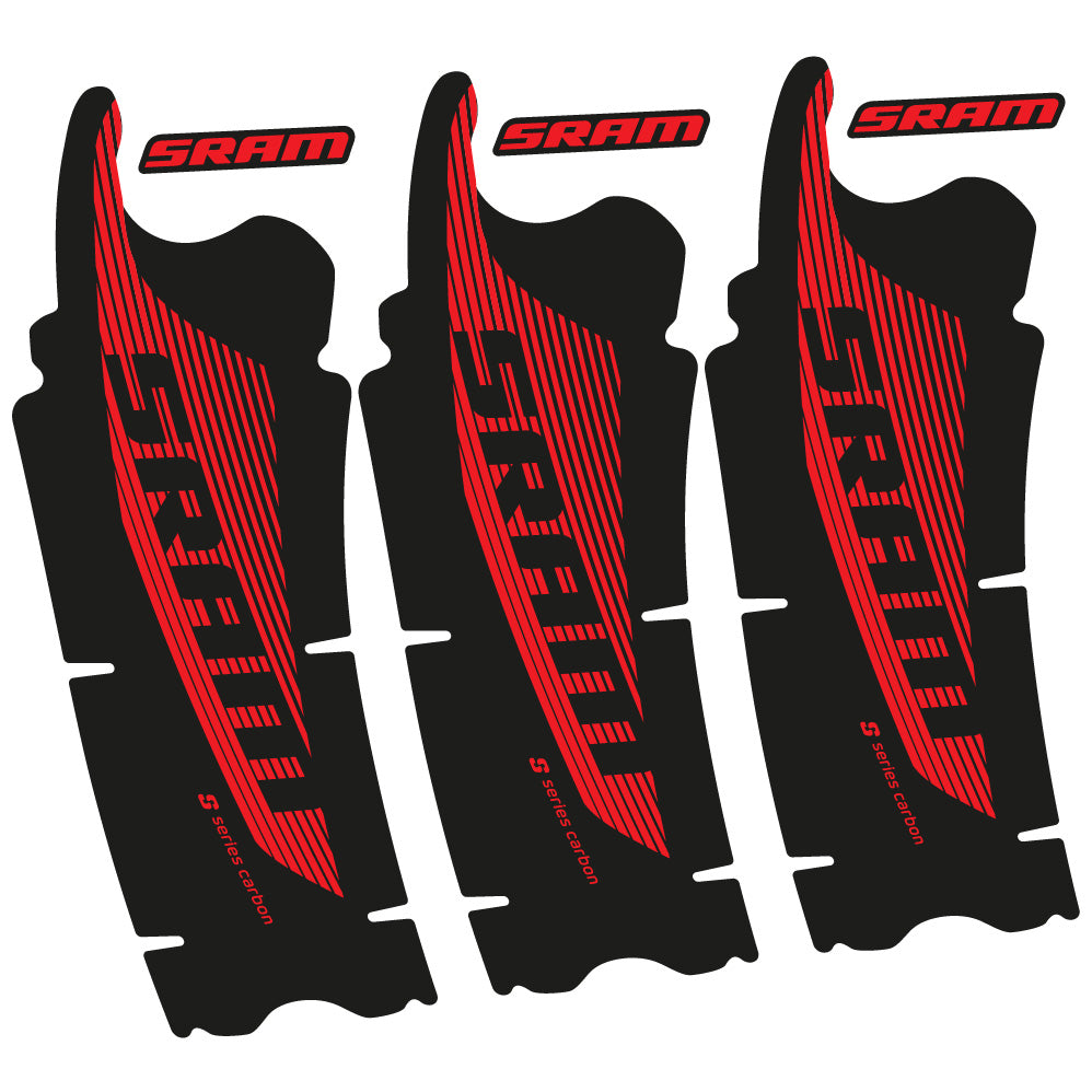 Autocollant Sram Red AXS, Pédalier, Vélo vinyle autocollant