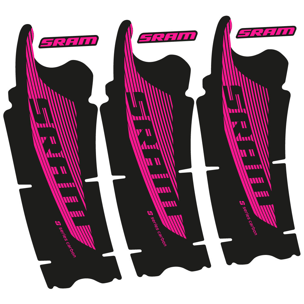 Autocollant Sram Red AXS, Pédalier, Vélo vinyle autocollant