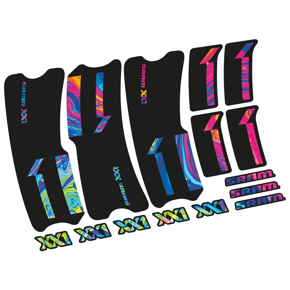 Autocollant SRAM XX1 2013, Pédalier, Vélo vinyle autocollant