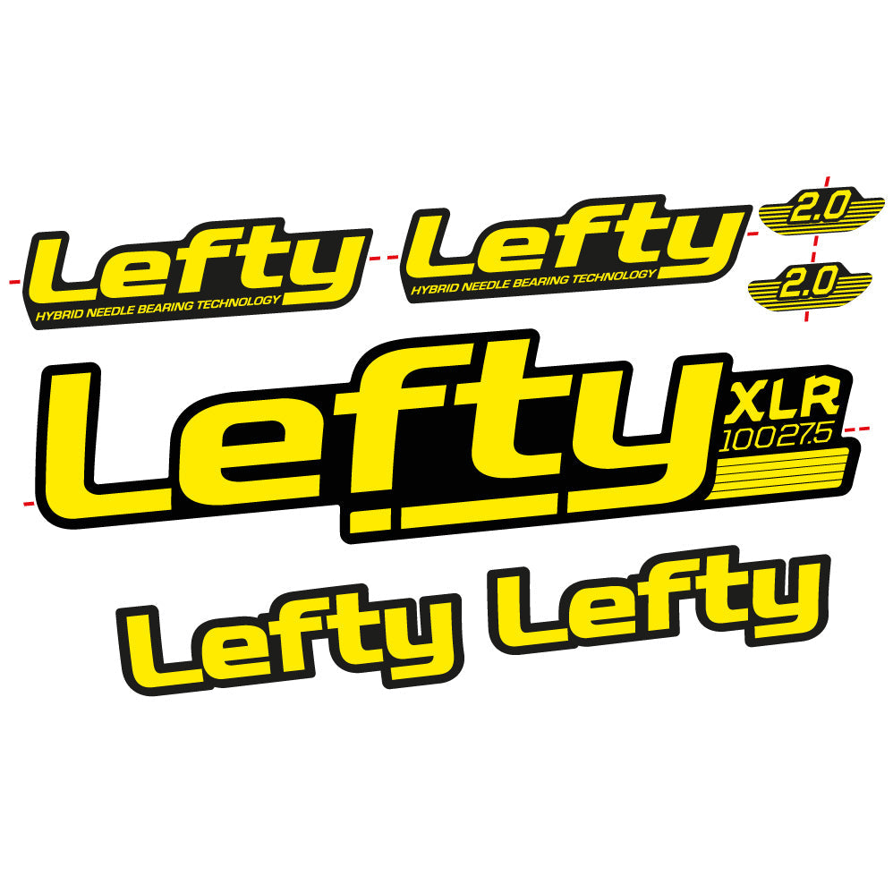 Autocollant Lefty XLR 2020 Vélo Fourche vinyle autocollant