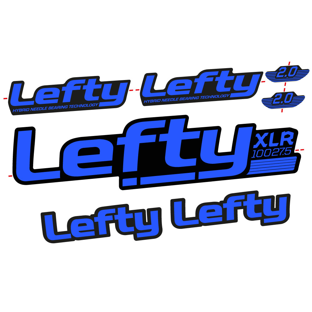 Autocollant Lefty XLR 2020 Vélo Fourche vinyle autocollant