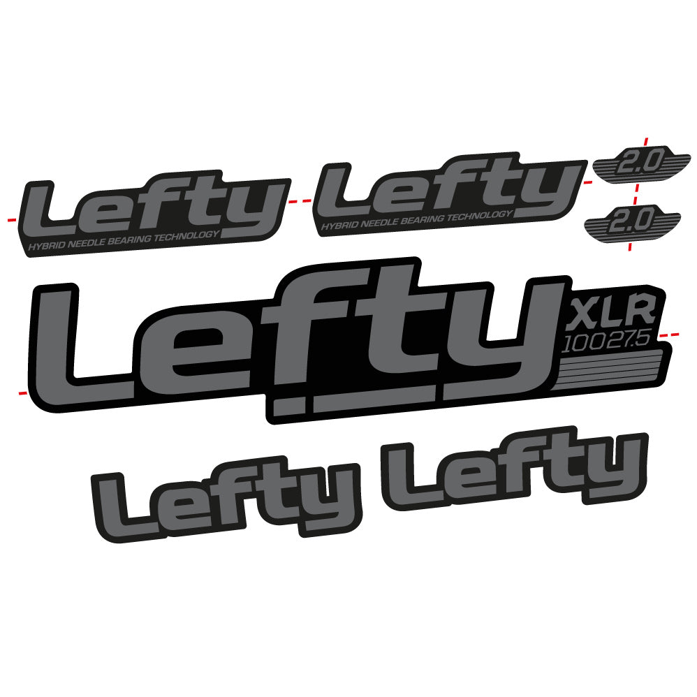 Autocollant Lefty XLR 2020 Vélo Fourche vinyle autocollant