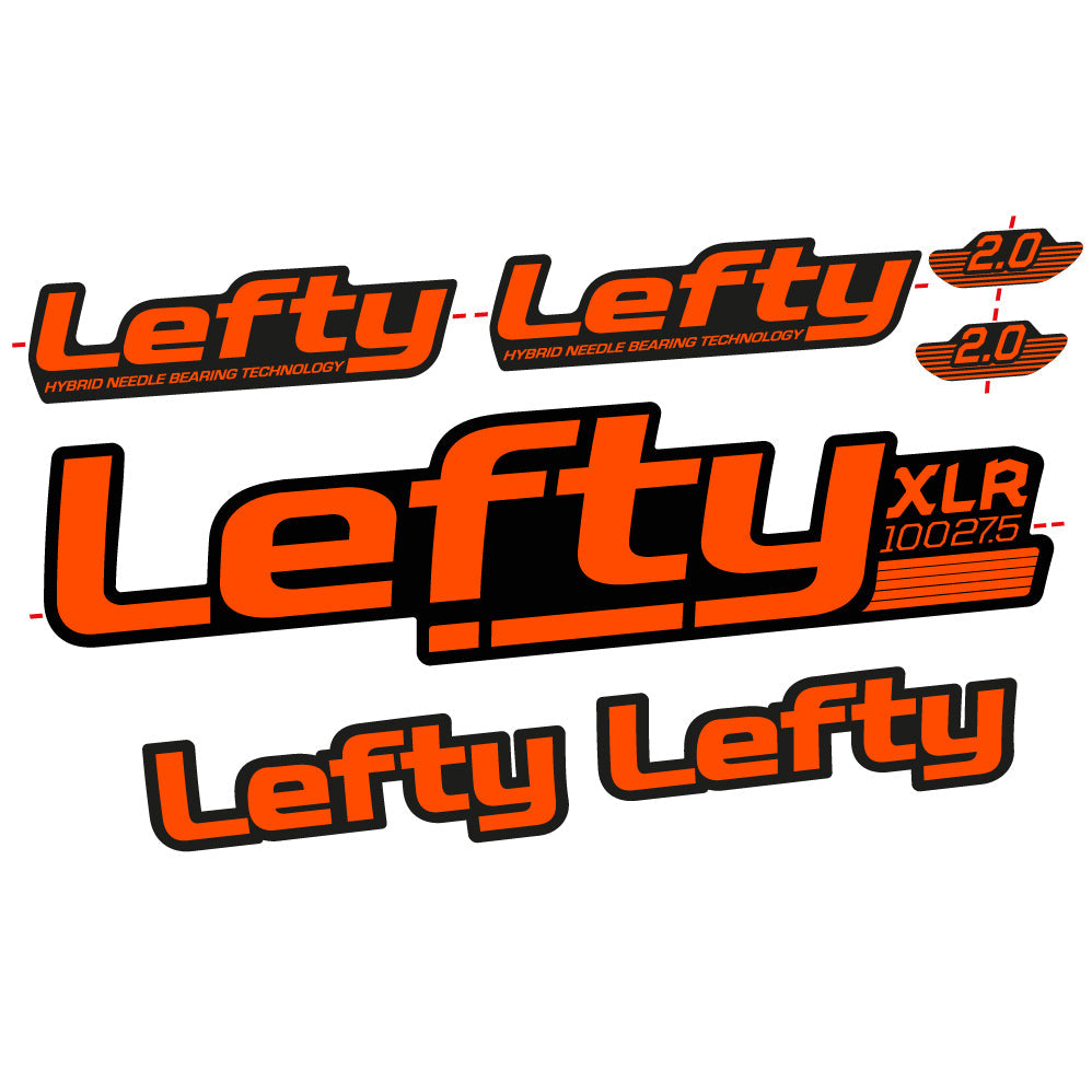 Autocollant Lefty XLR 2020 Vélo Fourche vinyle autocollant