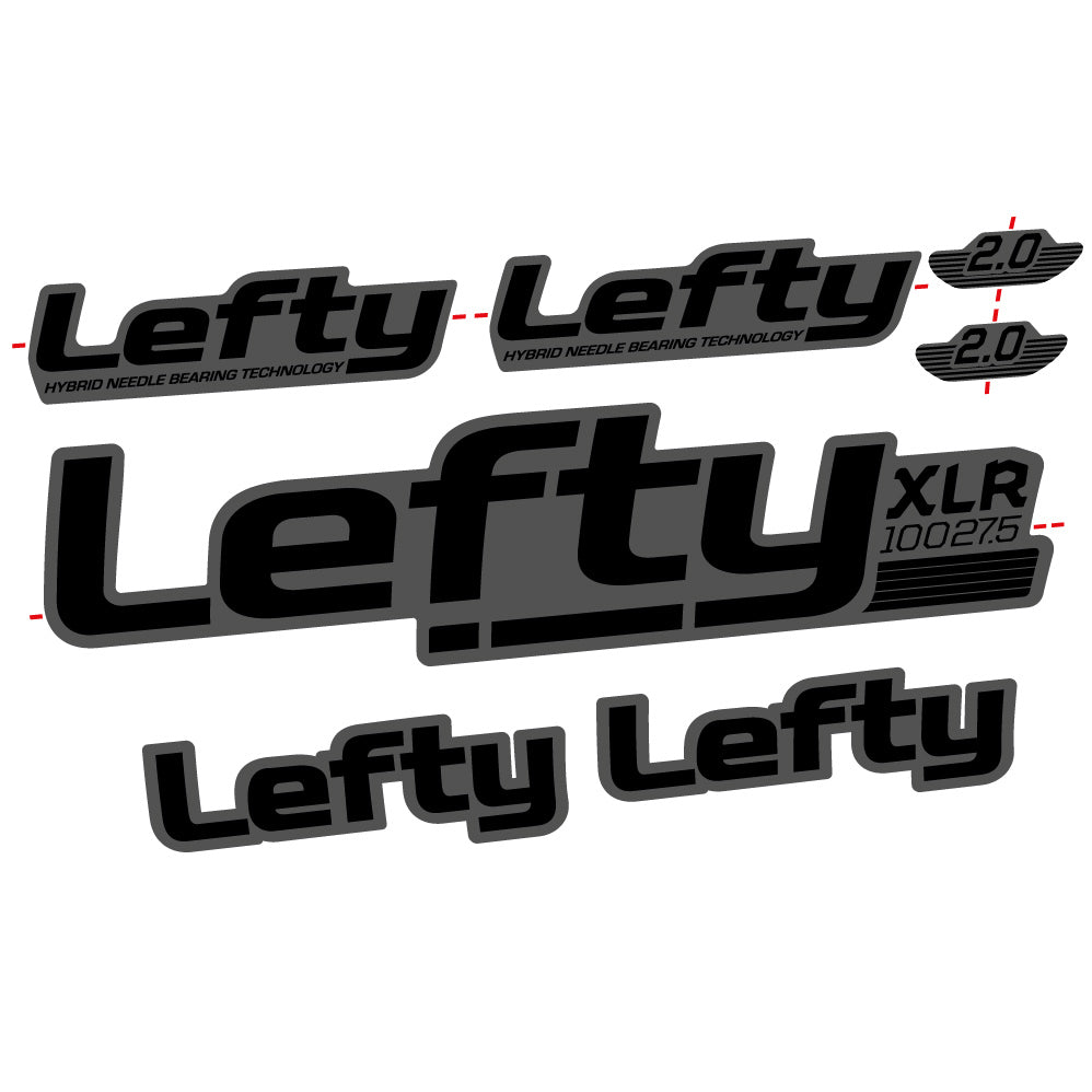 Autocollant Lefty XLR 2020 Vélo Fourche vinyle autocollant