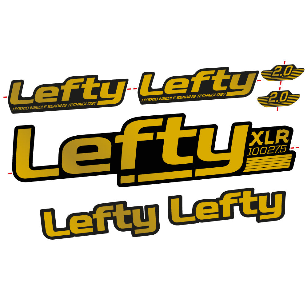 Autocollant Lefty XLR 2020 Vélo Fourche vinyle autocollant