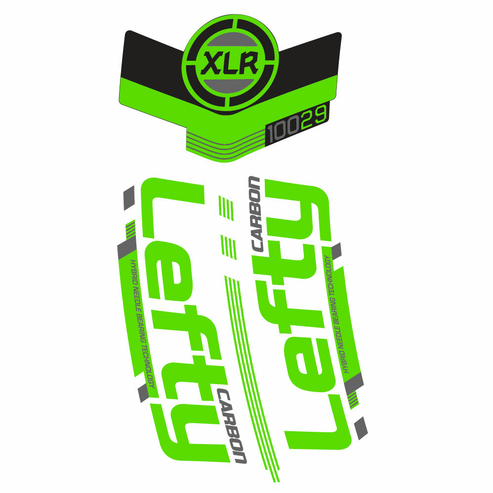 Autocollant Scalpel 29 Team Lefty XLR 100 2015, Fourche 29, Autocollant Vélo vinyle