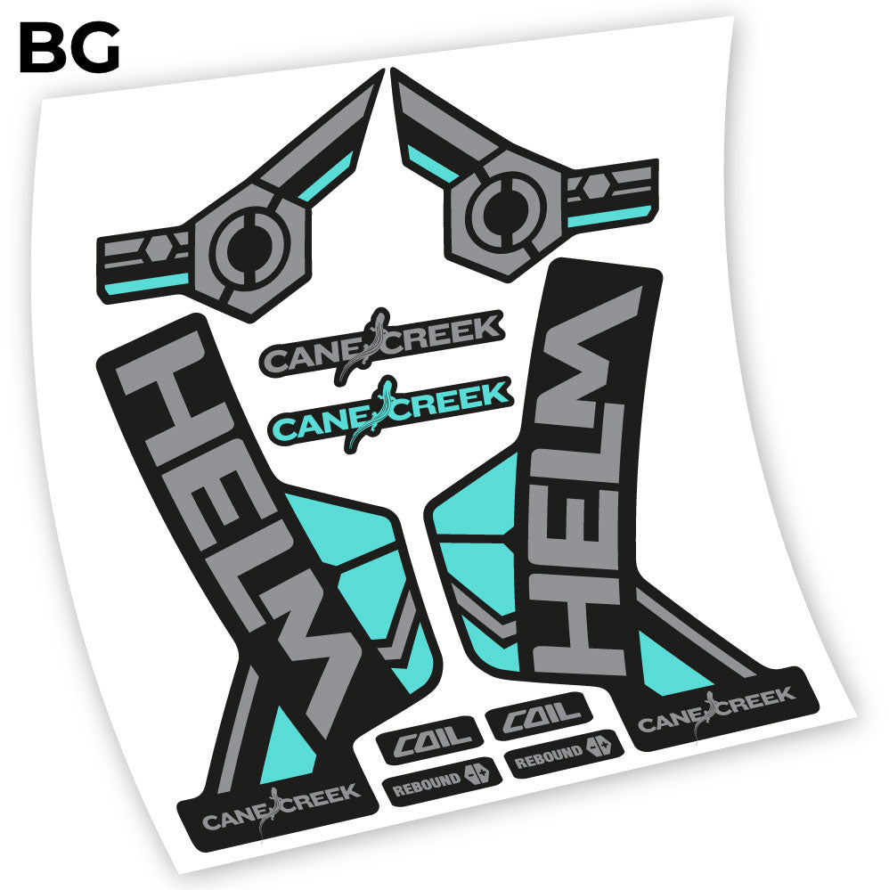 Autocollant Canecreek Helm 2018, Vélo Fourche 29, autocollant vinyle