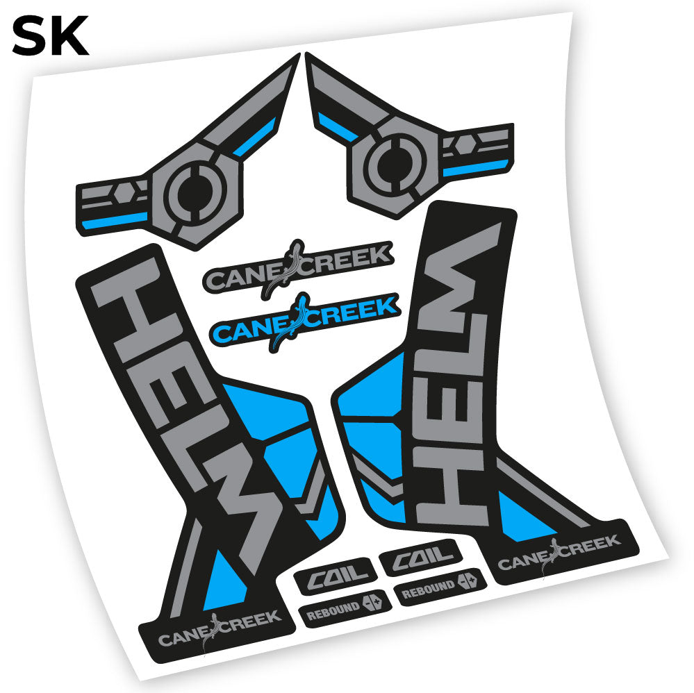 Autocollant Canecreek Helm 2018, Vélo Fourche 29, autocollant vinyle