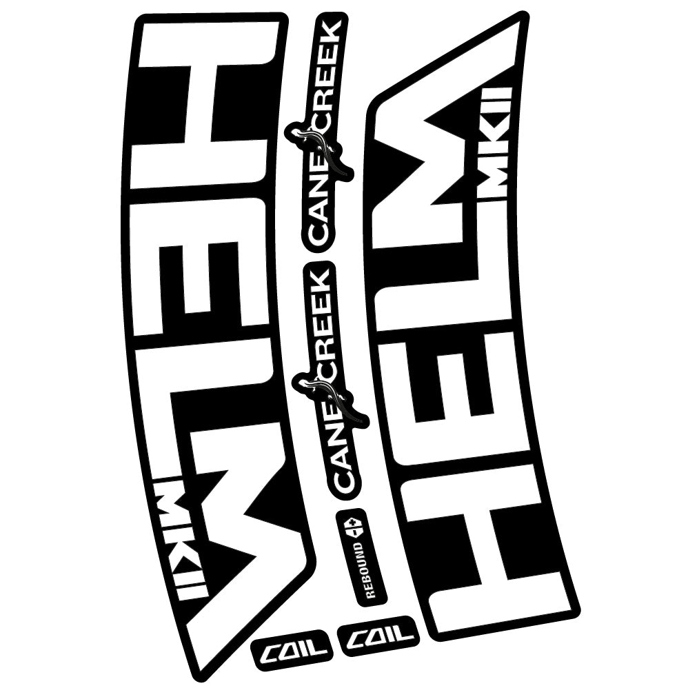 Autocollant Canecreek Helm MK2, Vélo Fourche, Autocollant Vinyle