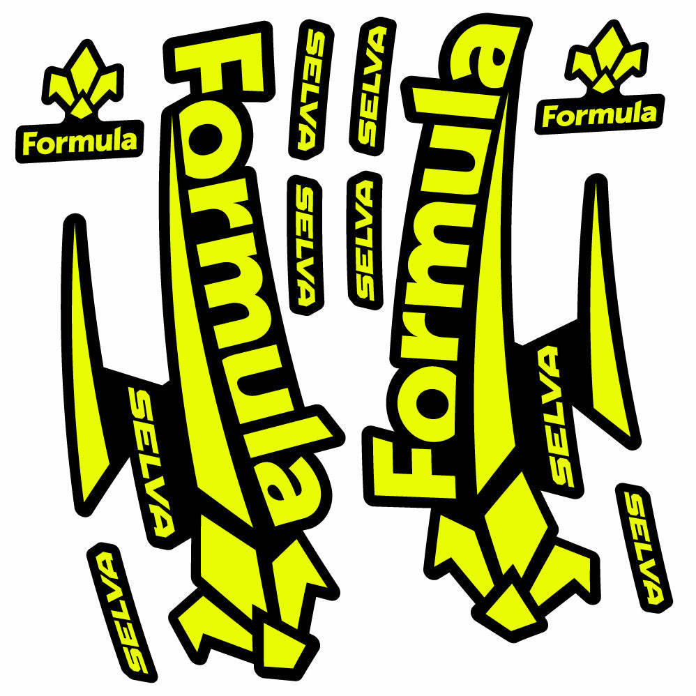 Autocollant Formula Selva 2018, Fourche 29, Autocollant Vélo vinyle