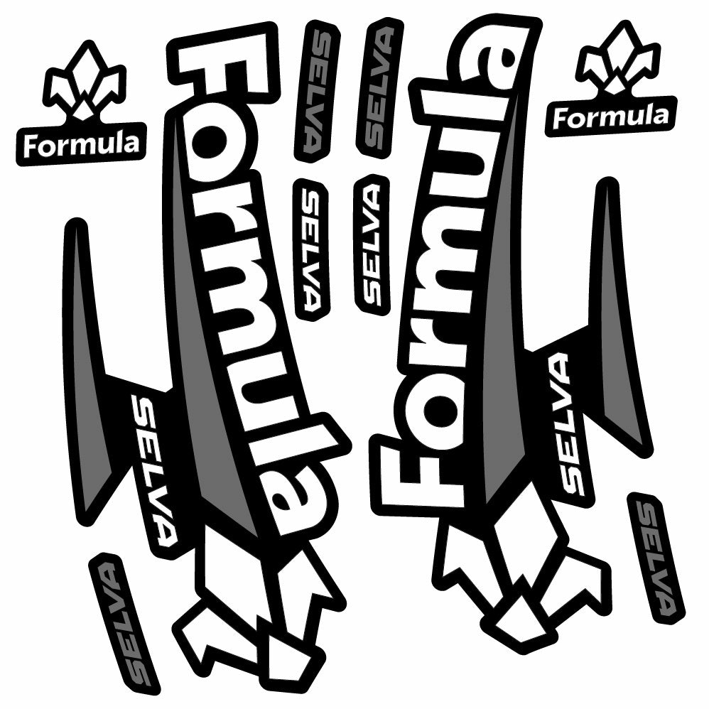 Autocollant Formula Selva 2018, Fourche 29, Autocollant Vélo vinyle