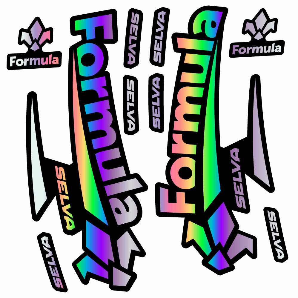 Autocollant Formula Selva 2018, Fourche 29, Autocollant Vélo vinyle