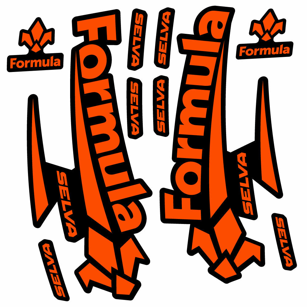Autocollant Formula Selva 2018, Fourche 29, Autocollant Vélo vinyle