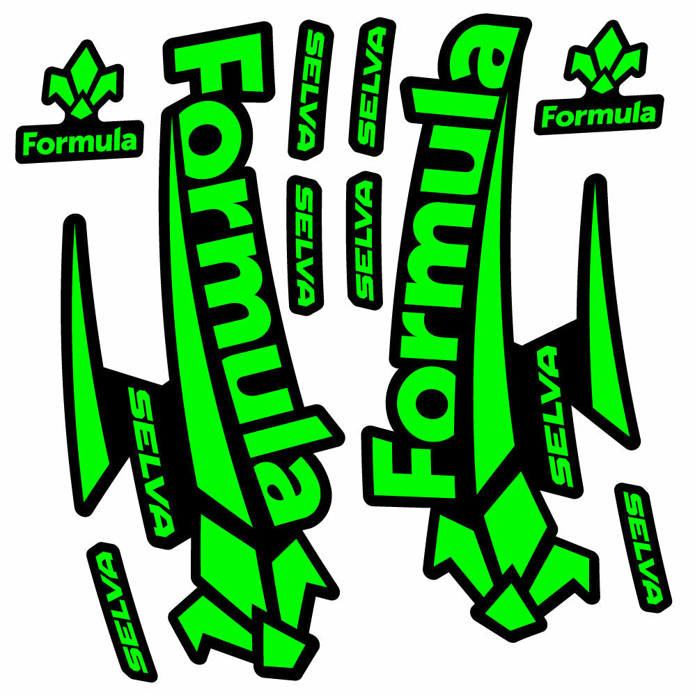 Autocollant Formula Selva 2018, Fourche 29, Autocollant Vélo vinyle