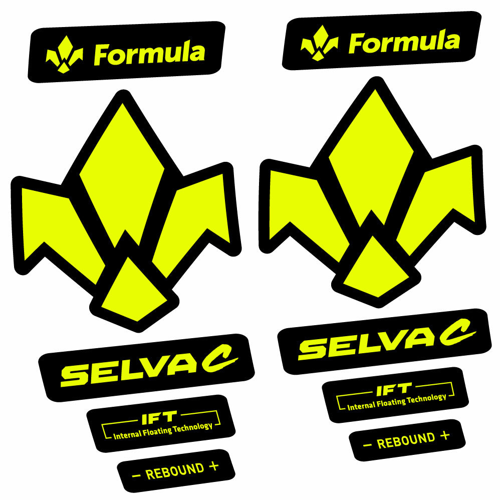 Autocollant Formula Selva C 2019, Fourche 29, Autocollant Vélo vinyle