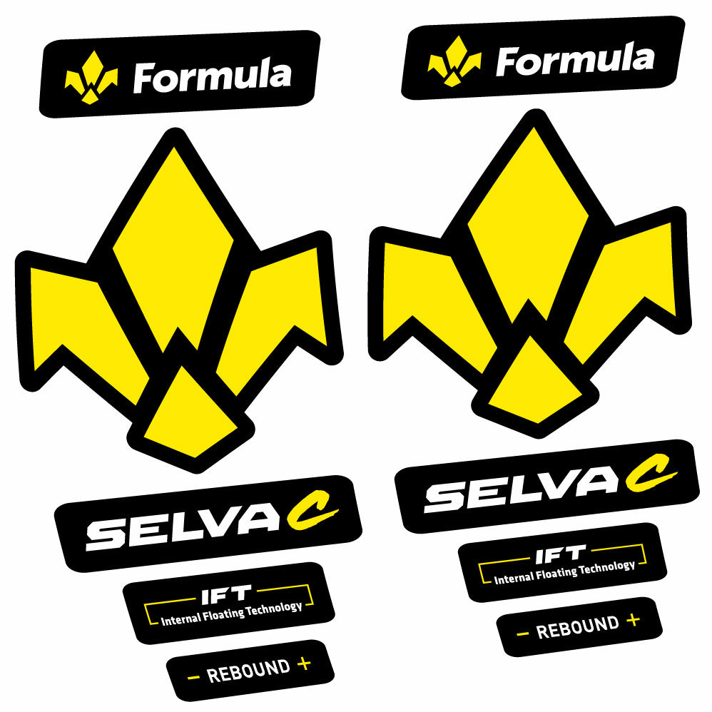 Autocollant Formula Selva C 2019, Fourche 29, Autocollant Vélo vinyle