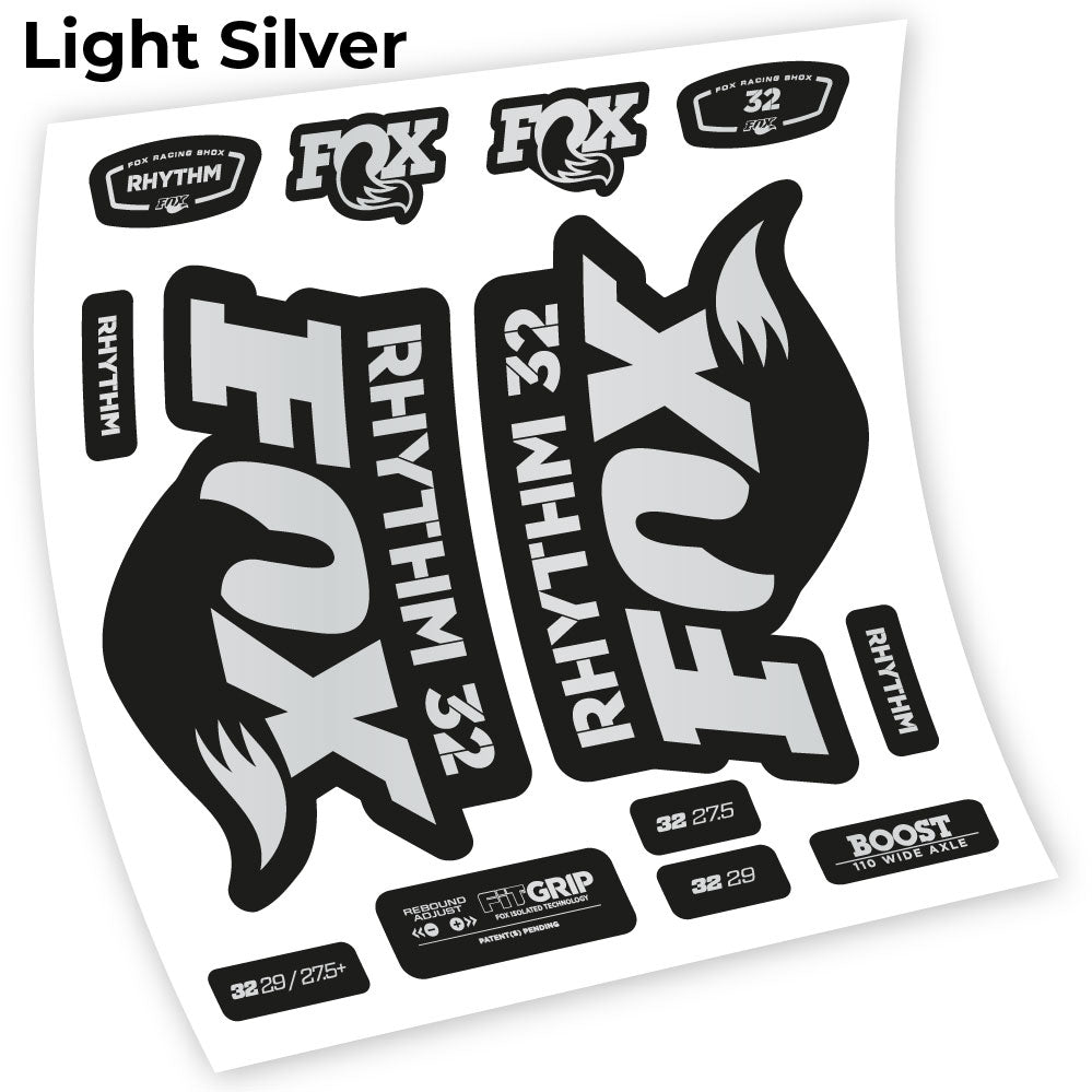 Autocollant Fox 32 Rhythm 2018, Vélo Fourche, vinyle autocollant