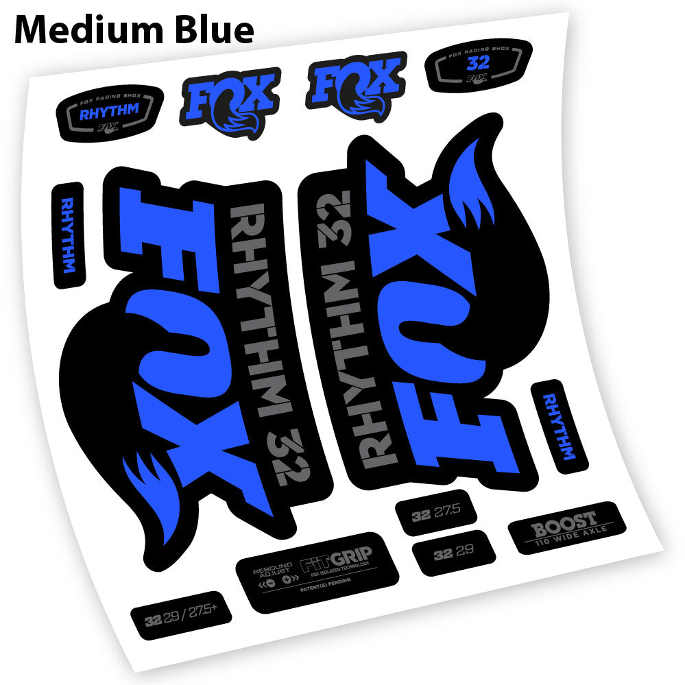 Autocollant Fox 32 Rhythm 2018, Vélo Fourche, vinyle autocollant