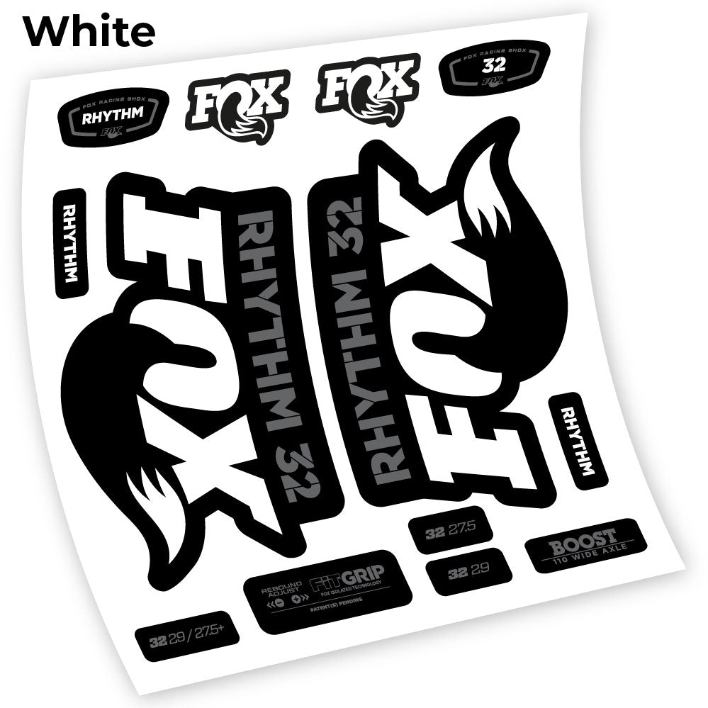 Autocollant Fox 32 Rhythm 2018, Vélo Fourche, vinyle autocollant