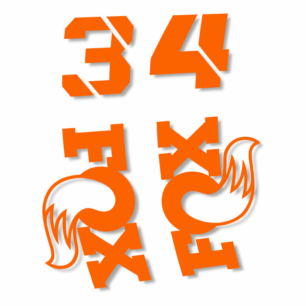 Autocollant Fox 34, Fourche 29, Autocollant Vélo vinyle