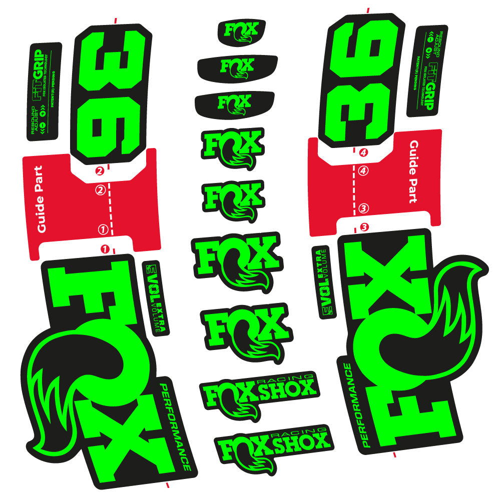 Autocollant FOX 36 Performance, Fourche 29, Autocollant Vélo vinyle