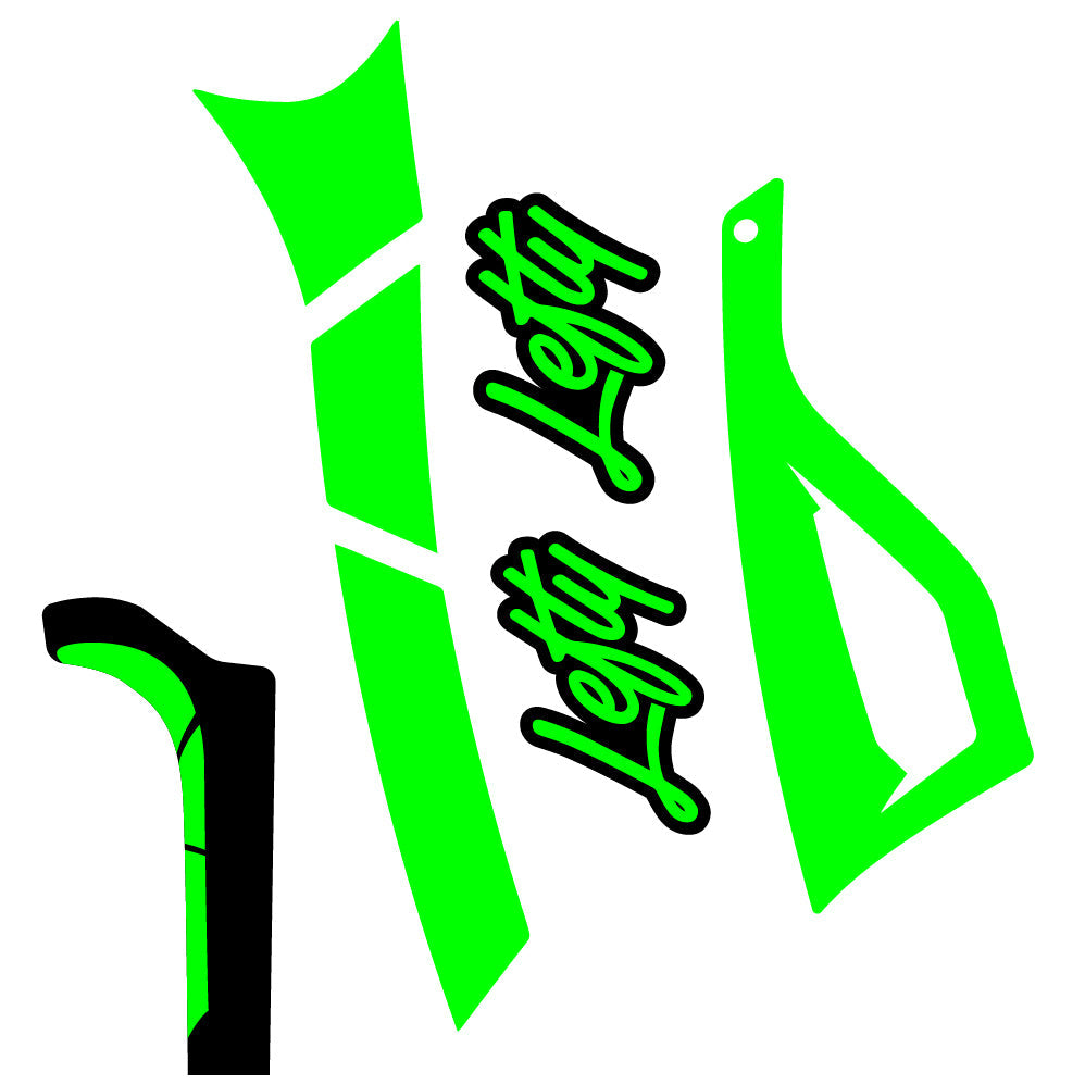 Autocollant Cannondale Lefty 8, Fourche 29, Autocollant Vélo vinyle