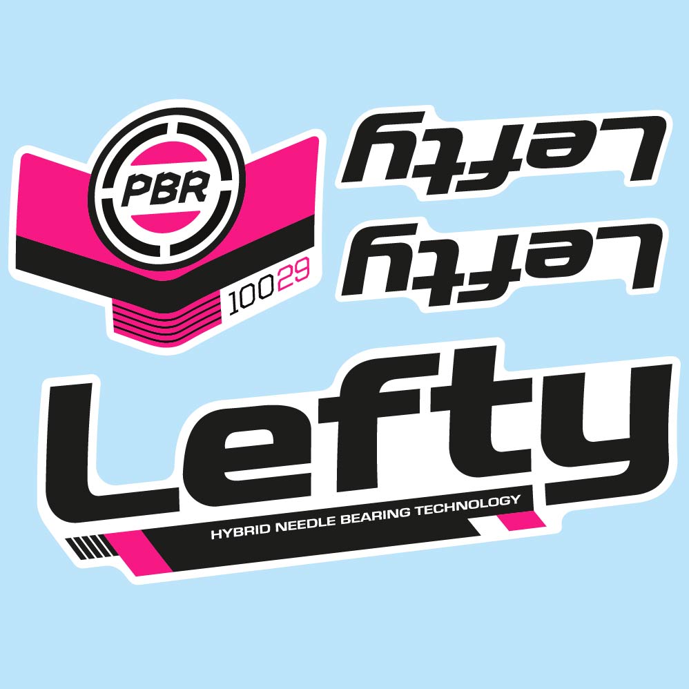 Autocollant Cannondale Lefty PBR 100 29 2016, Fourche, Vélo vinyle sticker