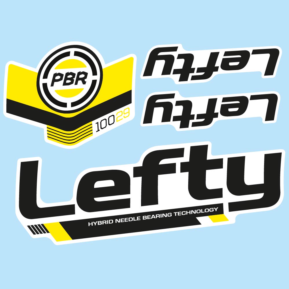 Autocollant Cannondale Lefty PBR 100 29 2016, Fourche, Vélo vinyle sticker