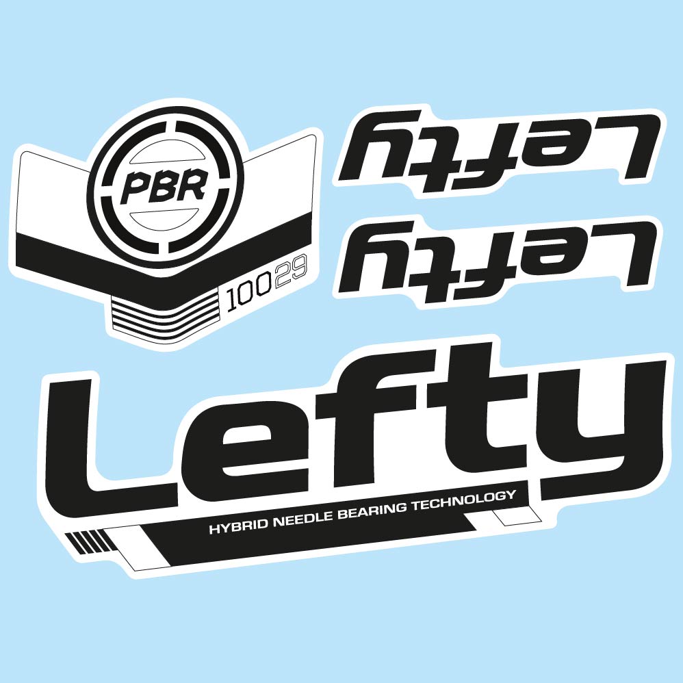 Autocollant Cannondale Lefty PBR 100 29 2016, Fourche, Vélo vinyle sticker