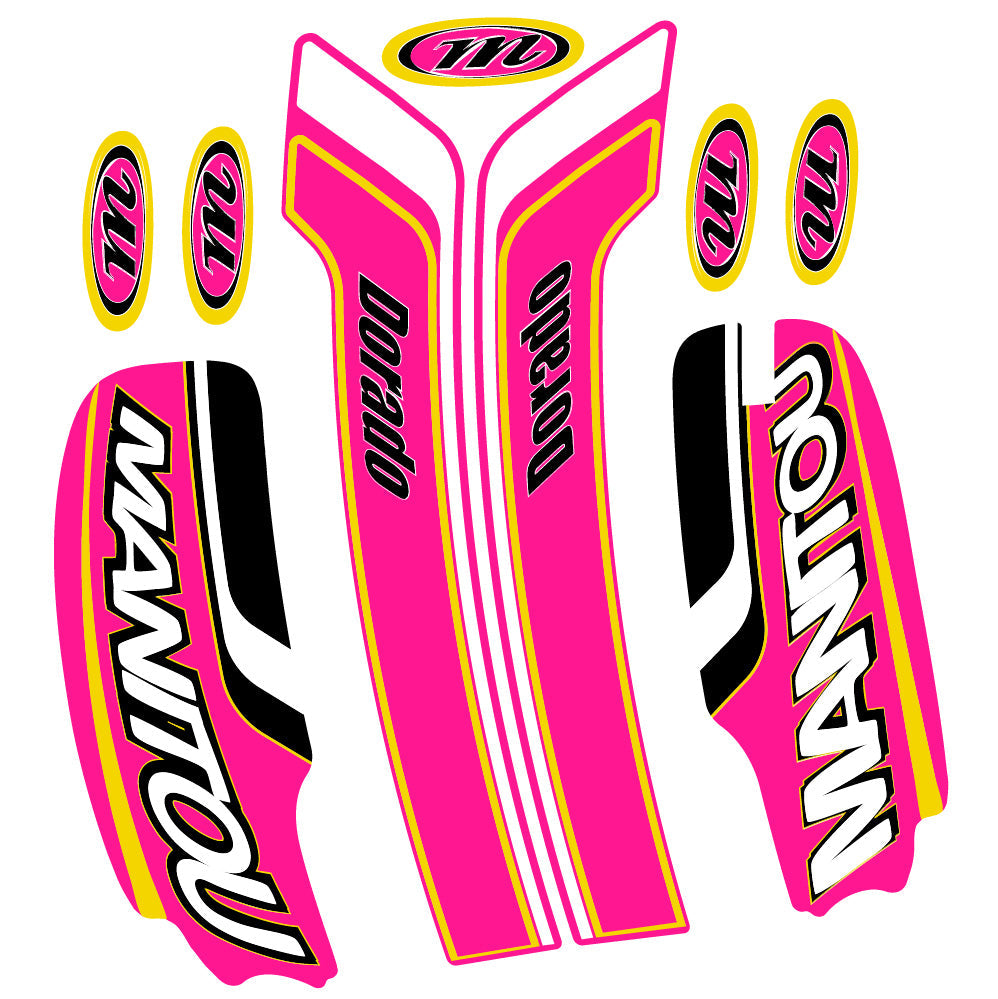 Autocollant Manitou Dorado Pro Expert Comp 2022, Fourche 29, Vélo vinyle sticker